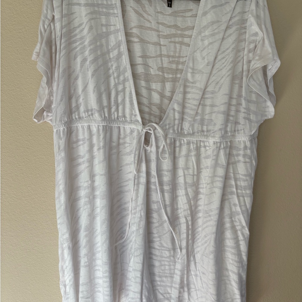 White Swim Cover Up